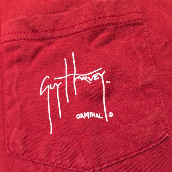 Guy Harvey Dark Red Shirt - Picture 3 of 4